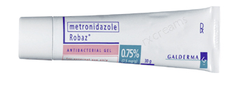 Robaz Metrogel metronidazole 0.75% Gel 30 grams for treatment of acne and other conditions recommended by your dermatologist.