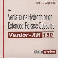 (generic Effexor) Venlafaxine 150 mg tablets
